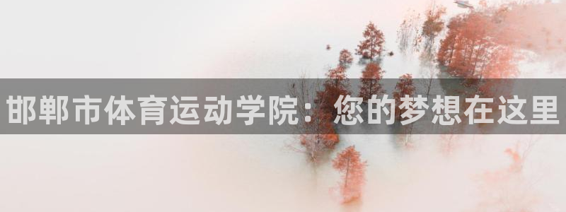 MK体育官方正版app集团：邯郸市体育运动学院：您的